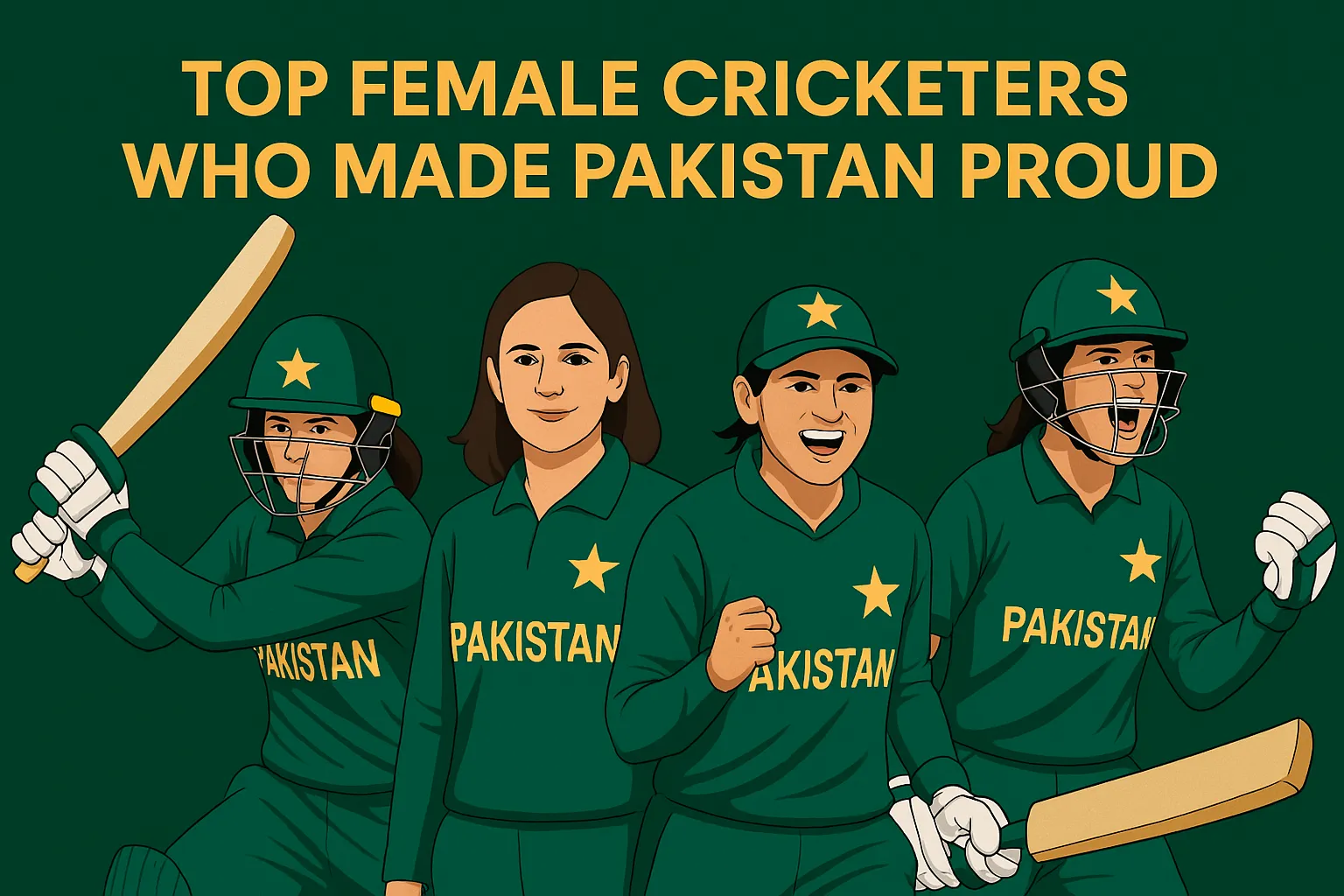 Female Cricketers of Pakistan