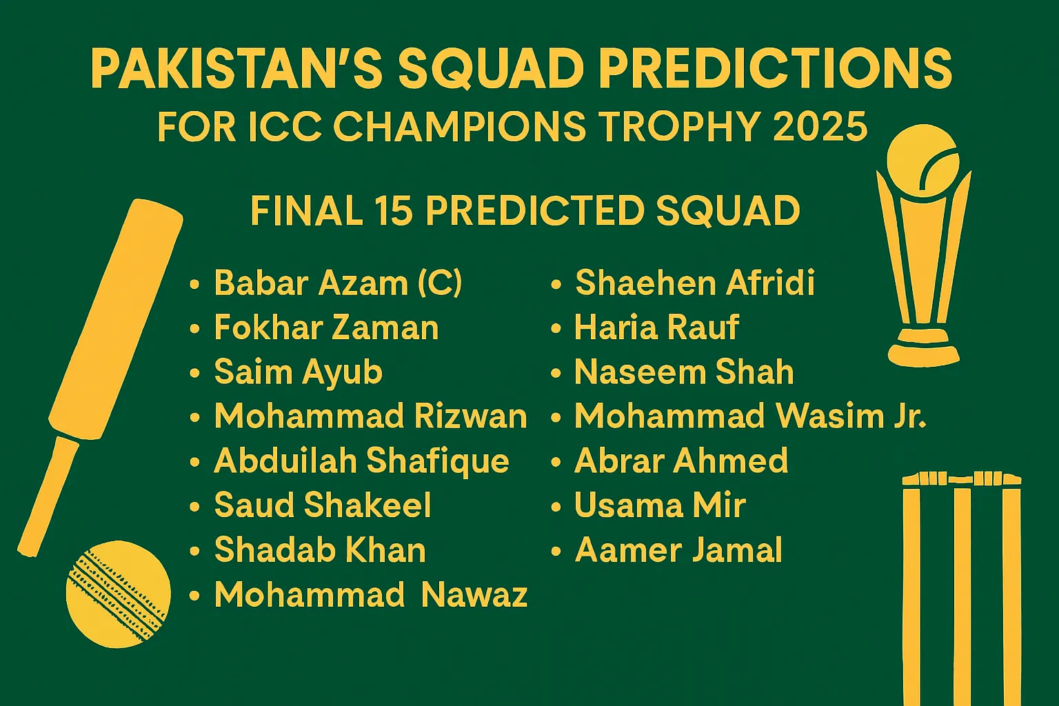 ICC Champions Trophy 2025