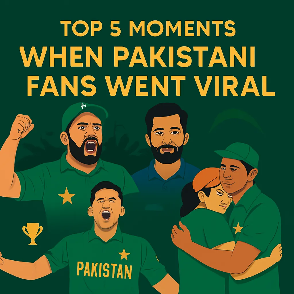 Moments When Pakistani Fans Went Viral