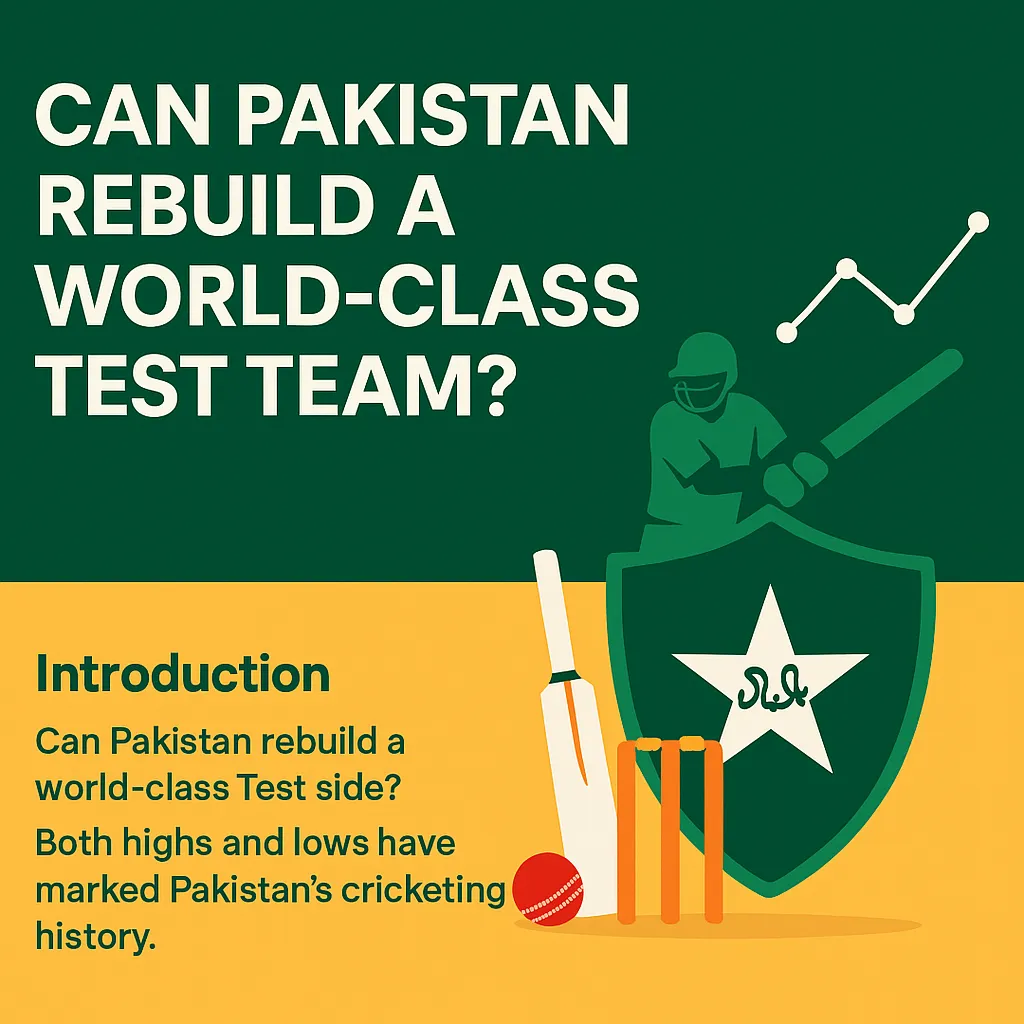 Pakistan Build World-Class Test