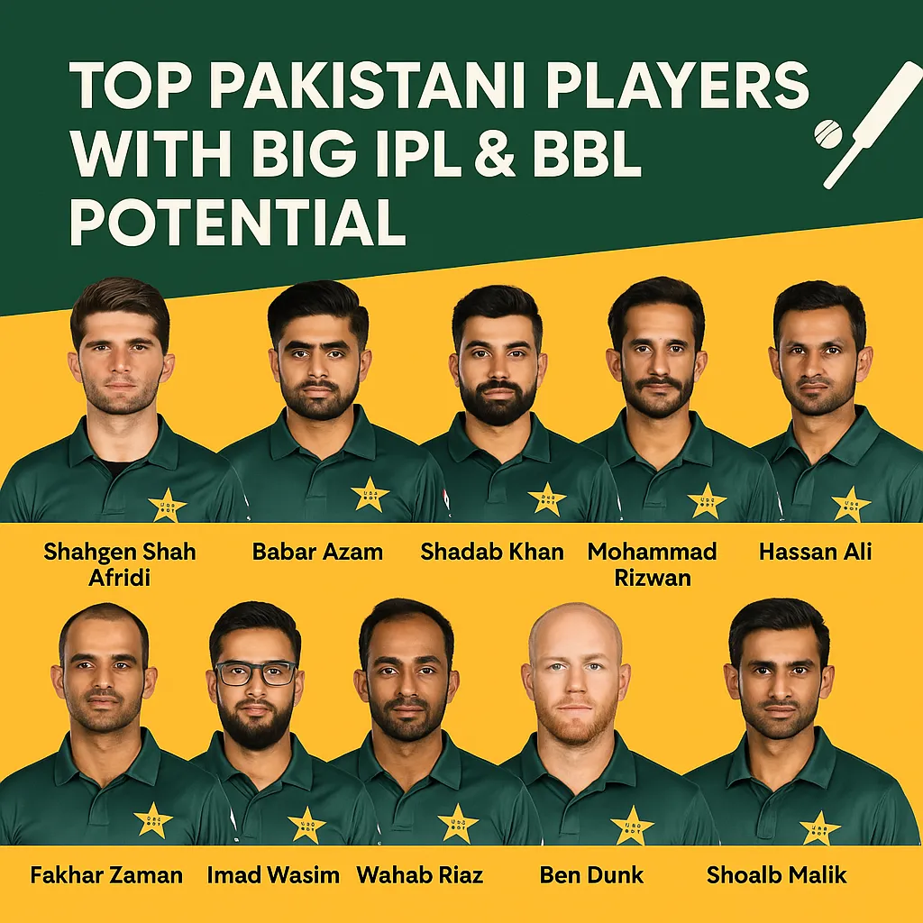 Pakistani Players with Big IPL & BBL