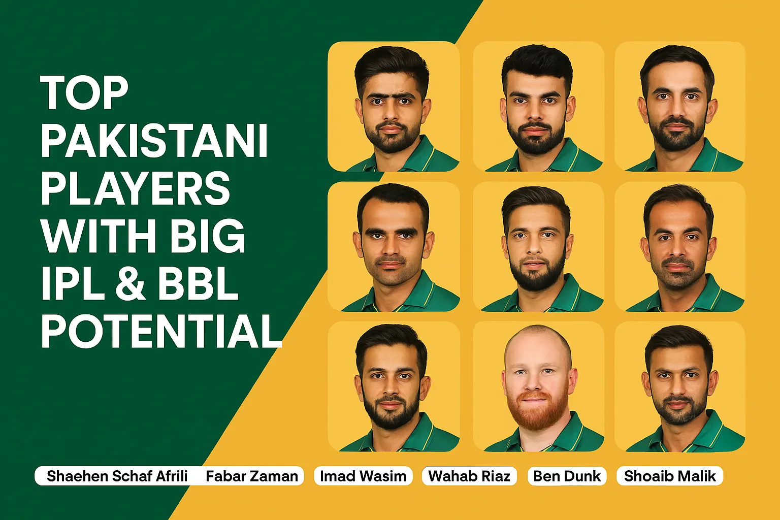 Pakistani Players with Big IPL