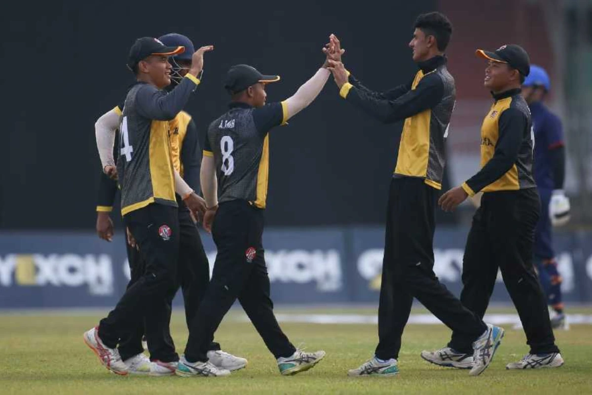 Cambodian men's cricket team defeats Malaysia in the 50-over final, marking a historic triumph and showcasing rising cricket talent.